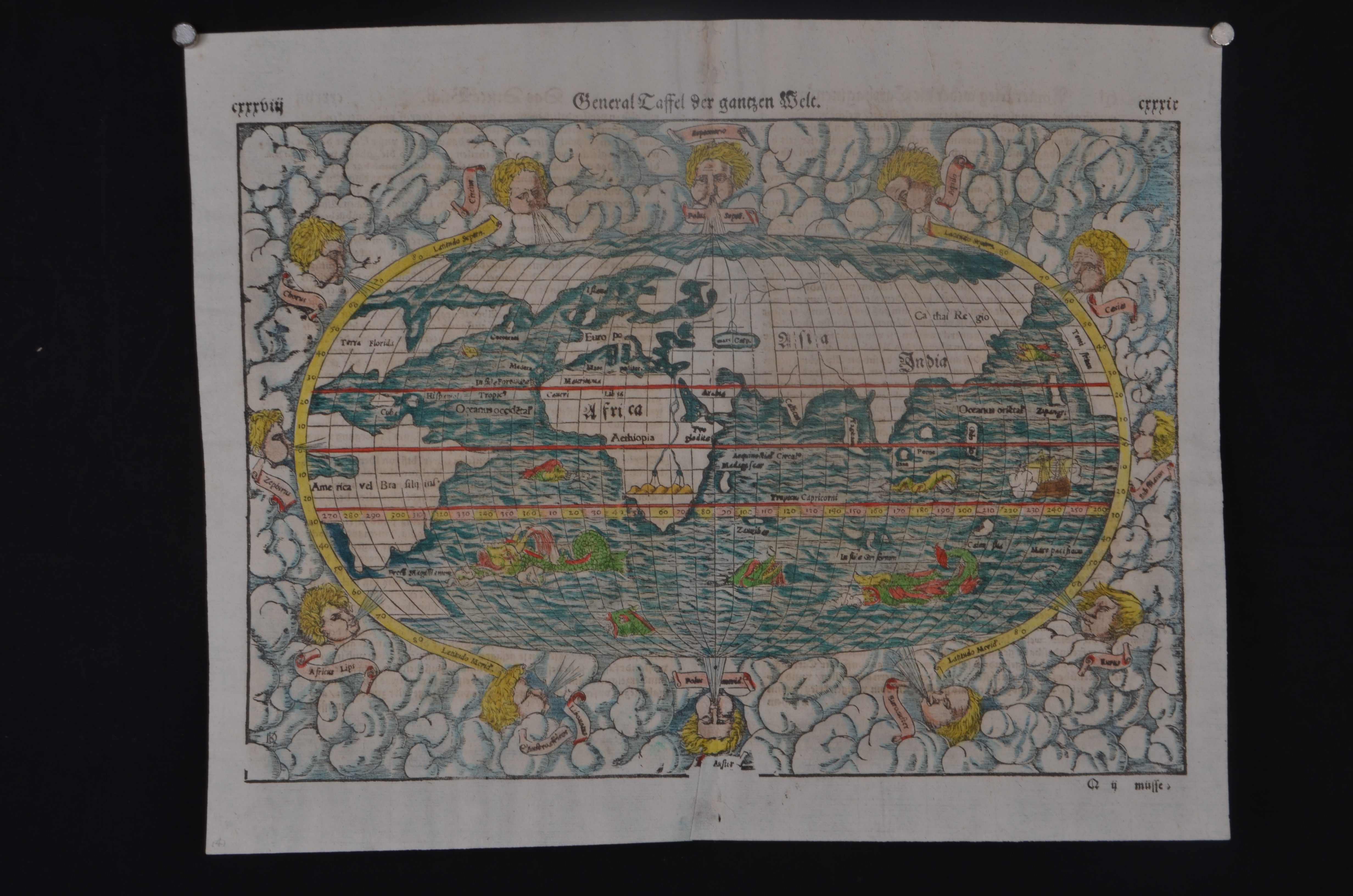 1540年蒙斯特世界地图