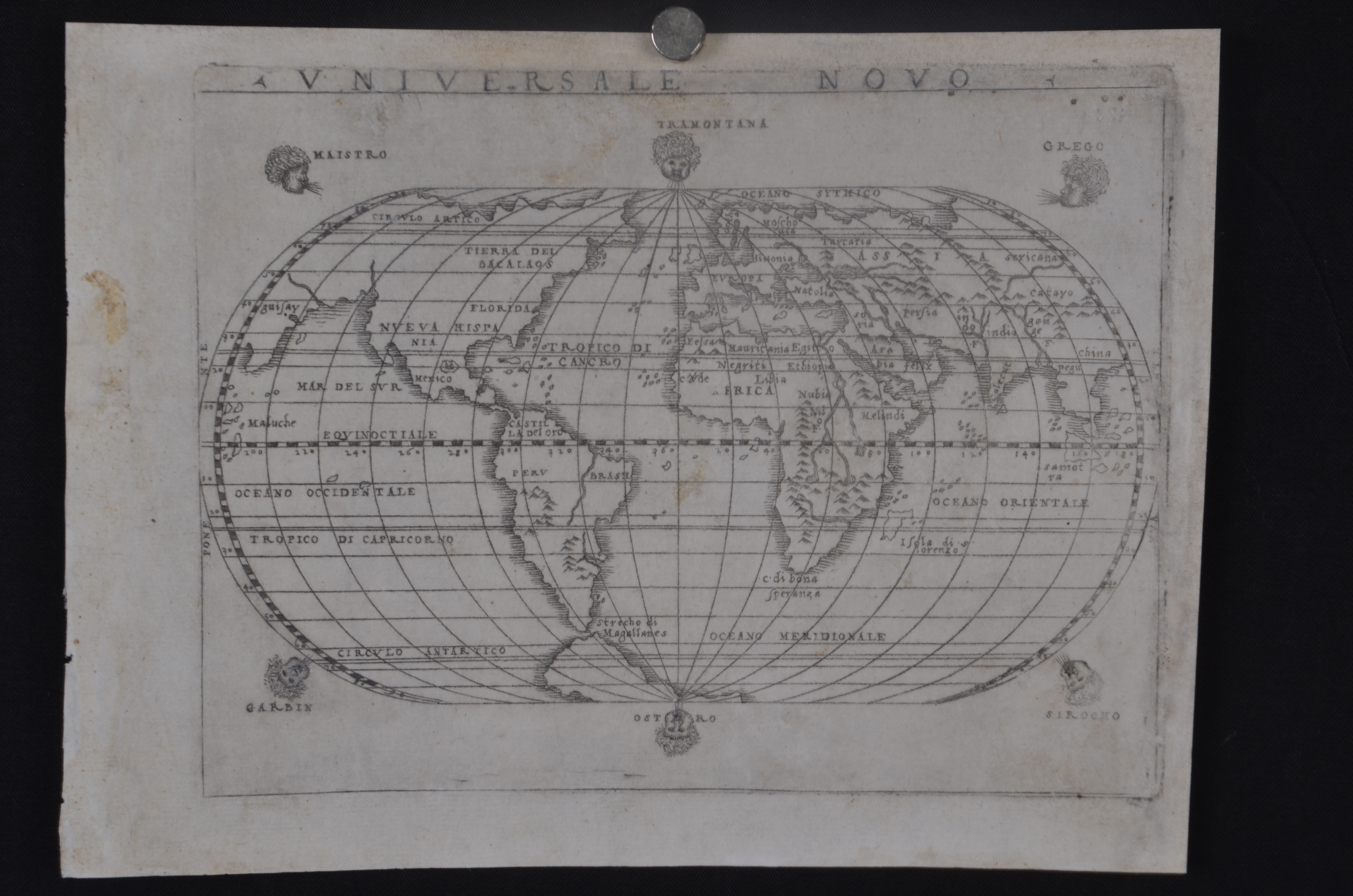 1548年弗拉特里新世界地图