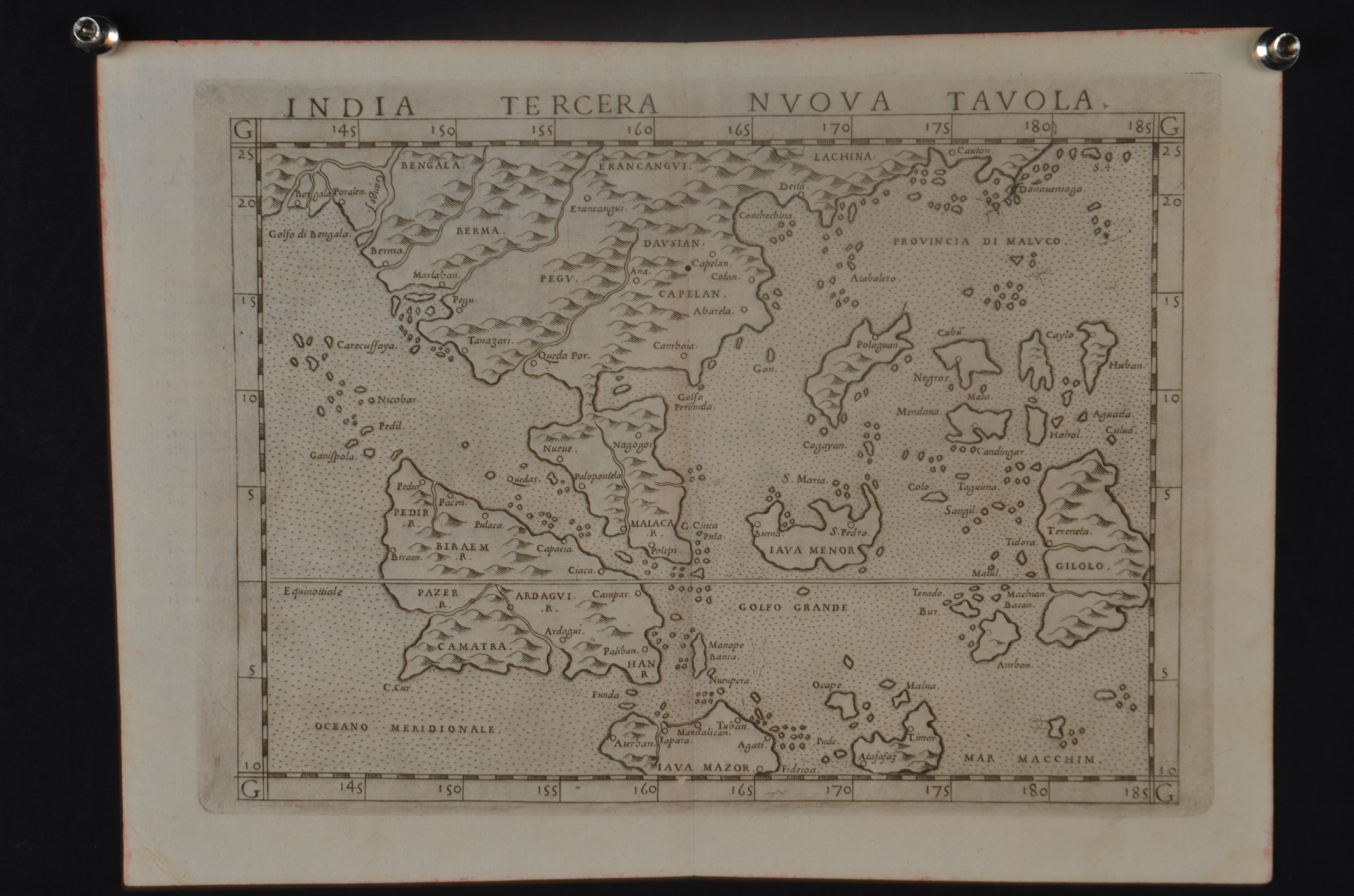 1561年鲁赛里东印度群岛地图
