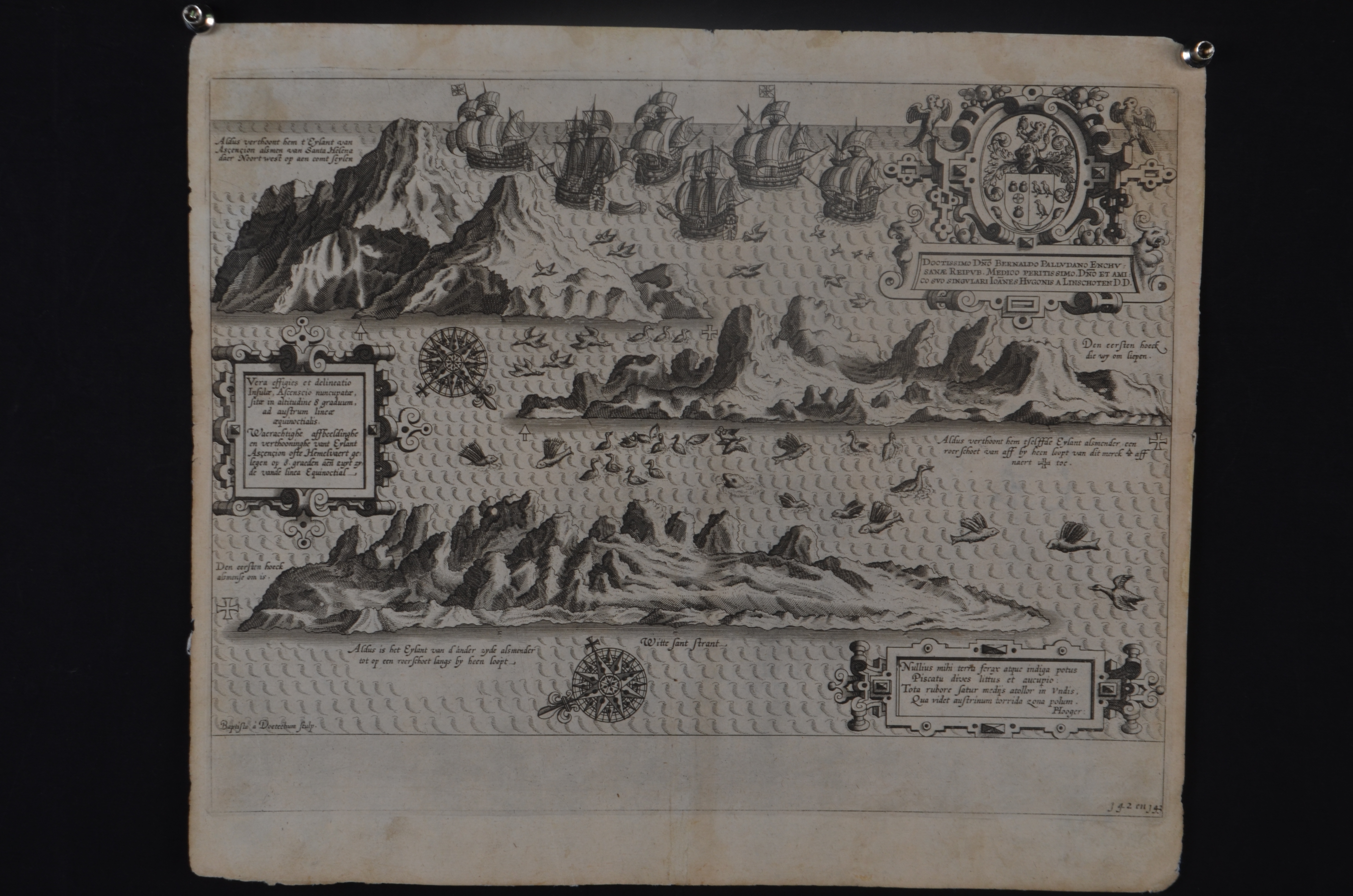1596年林索登葡萄牙舰队航行图