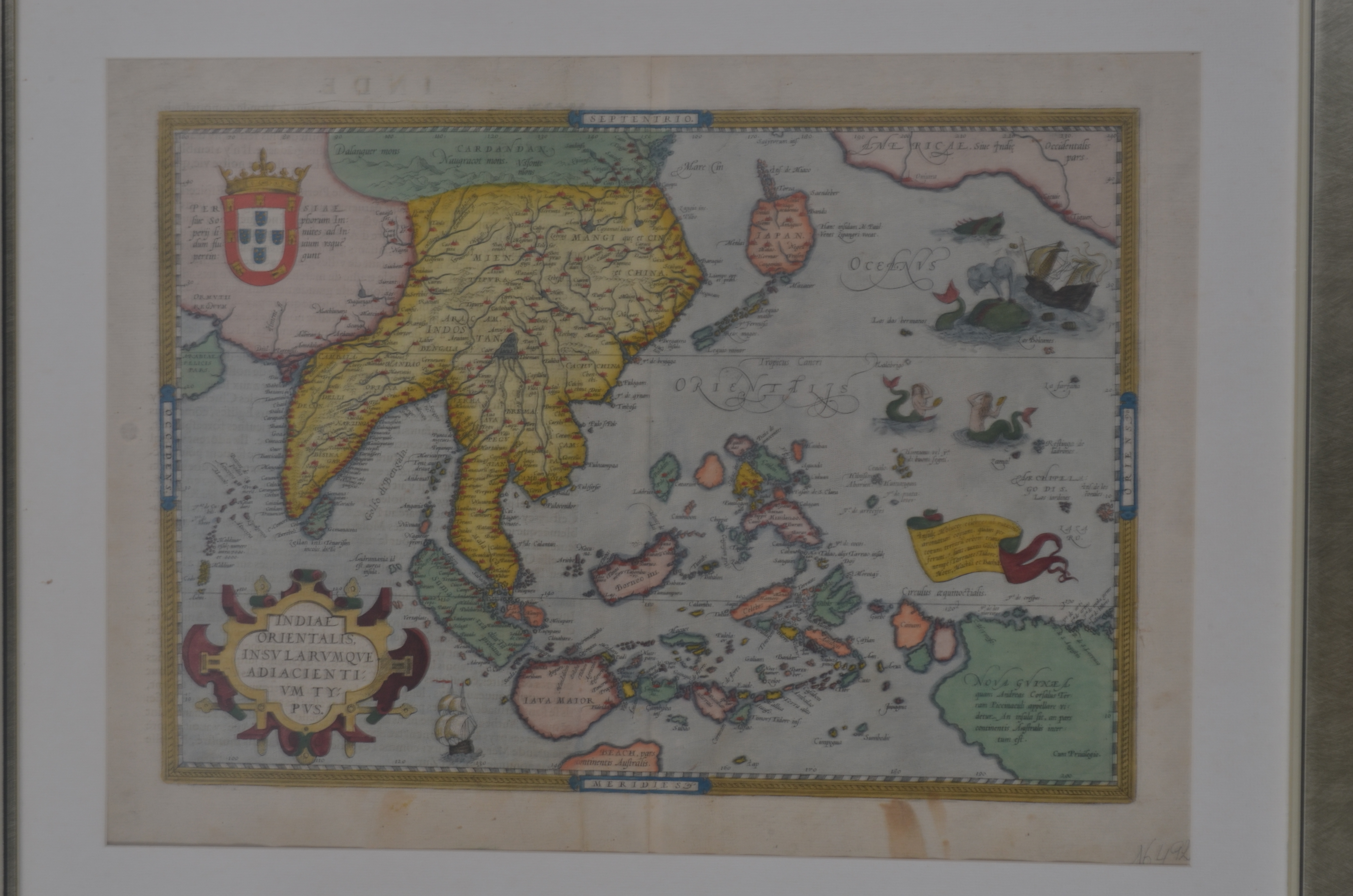 1635年布劳中国地图