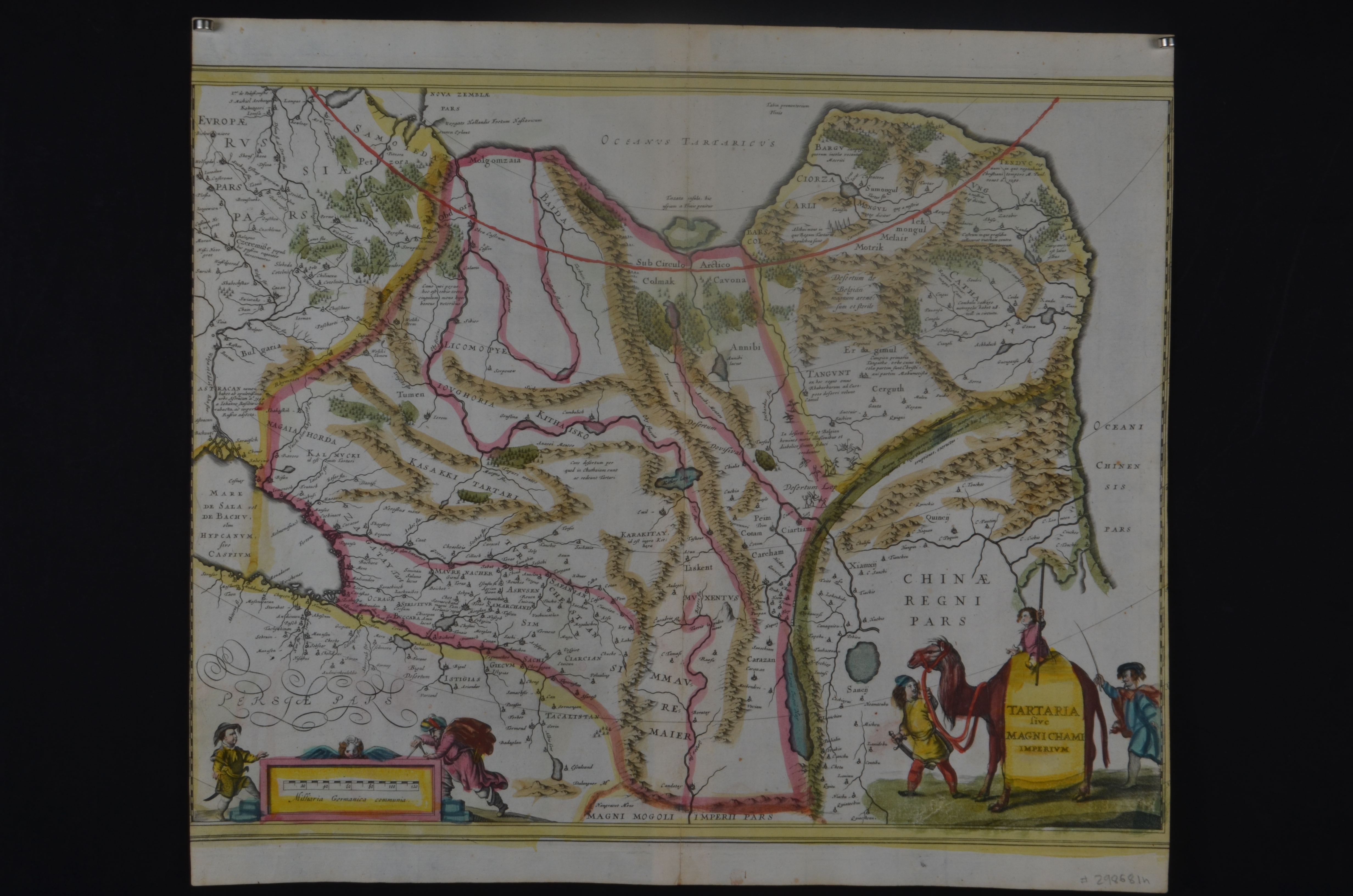 1661年杨松鞑靼地图