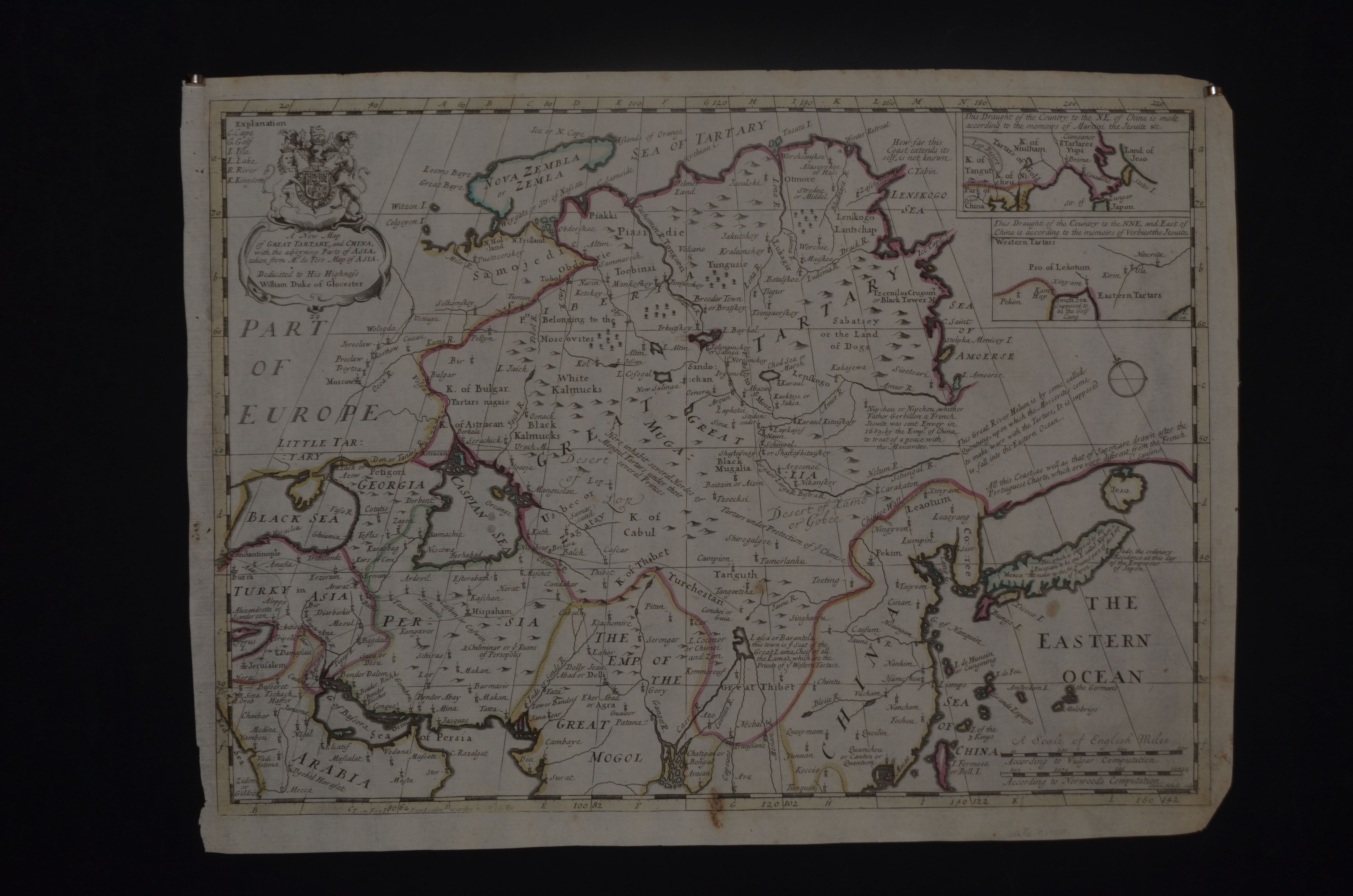 1700年威尔斯北亚地图