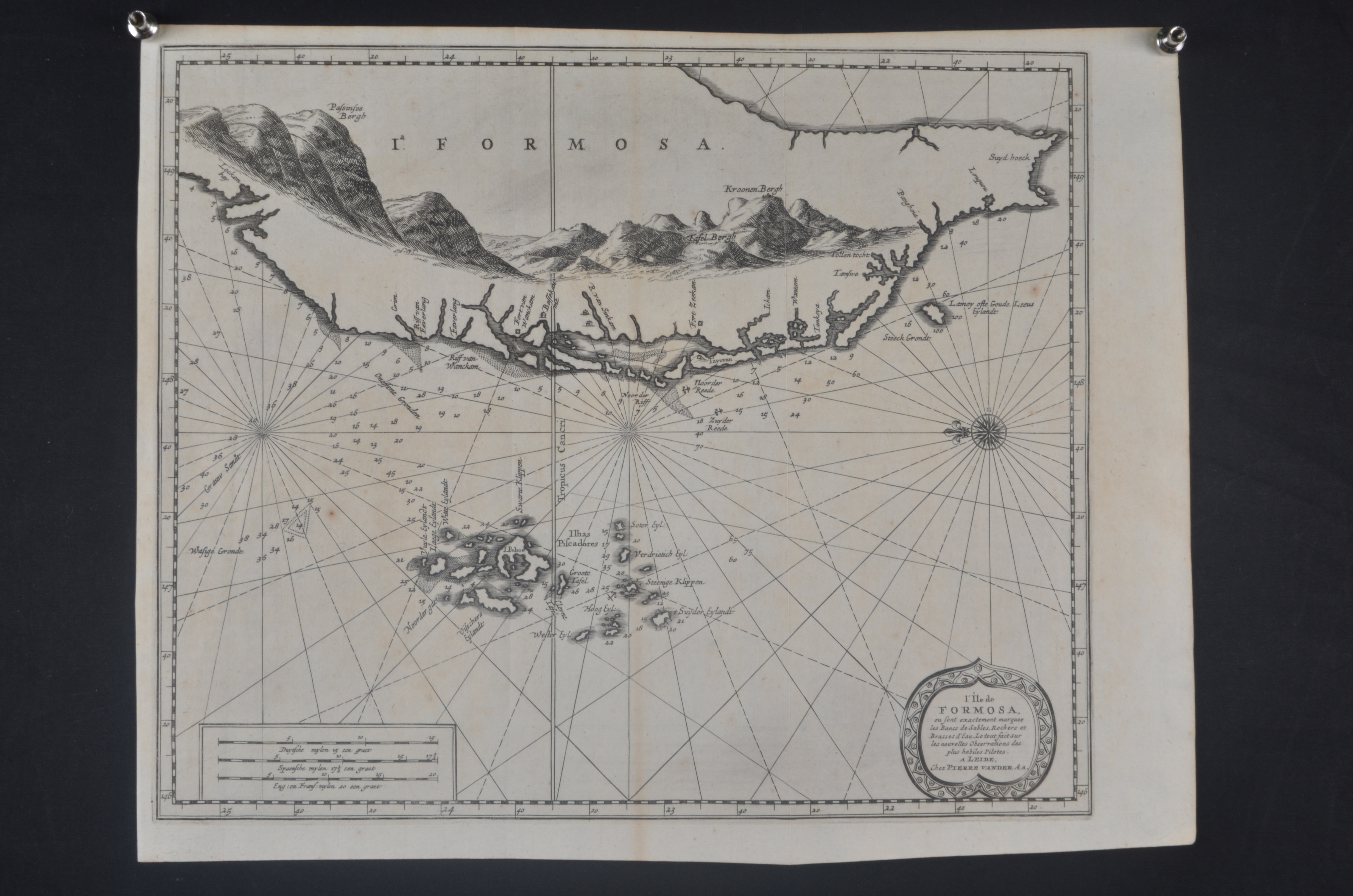 1729年范德阿台湾地图