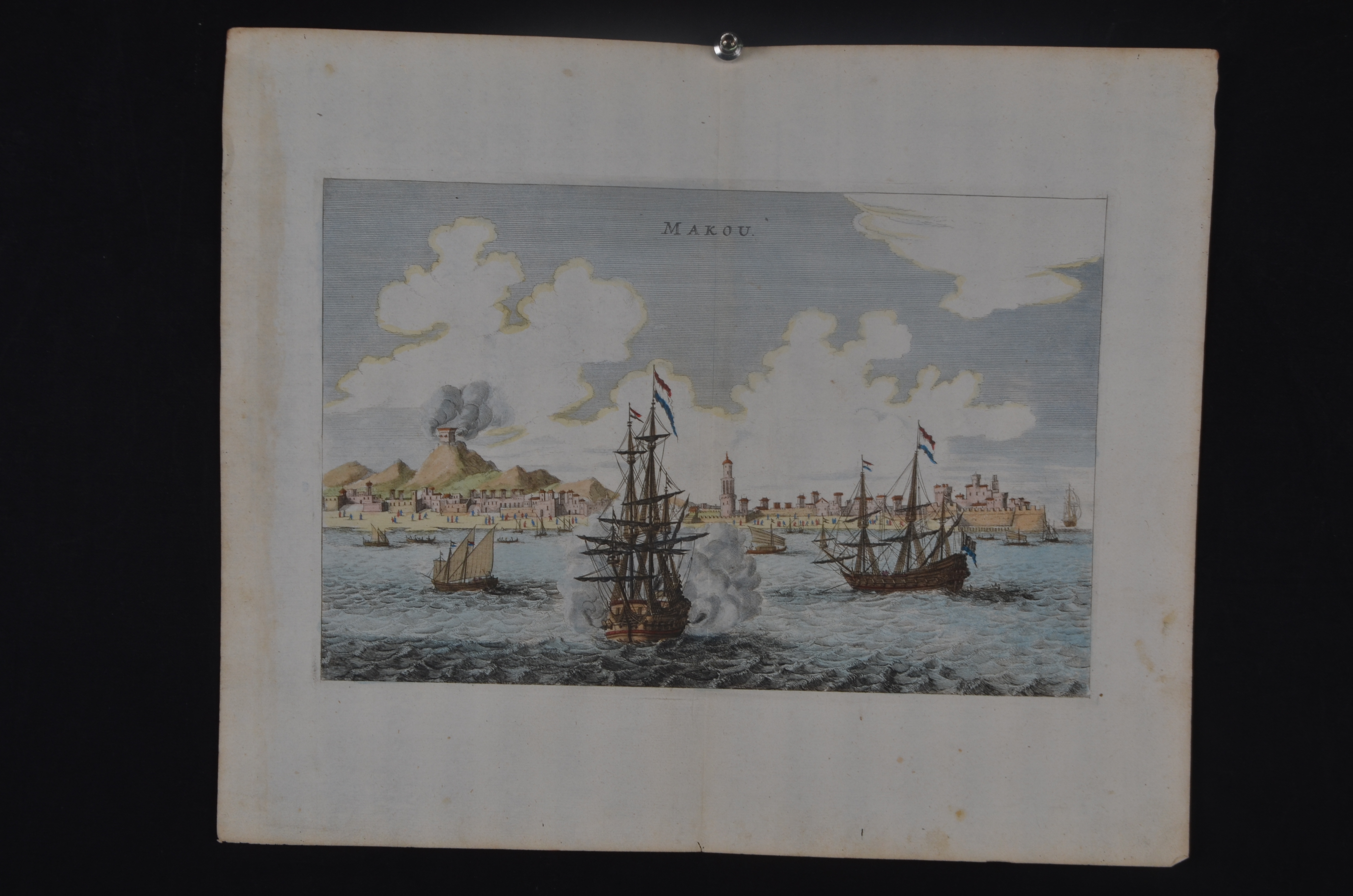 1665年尼霍夫葡荷澳门战役图