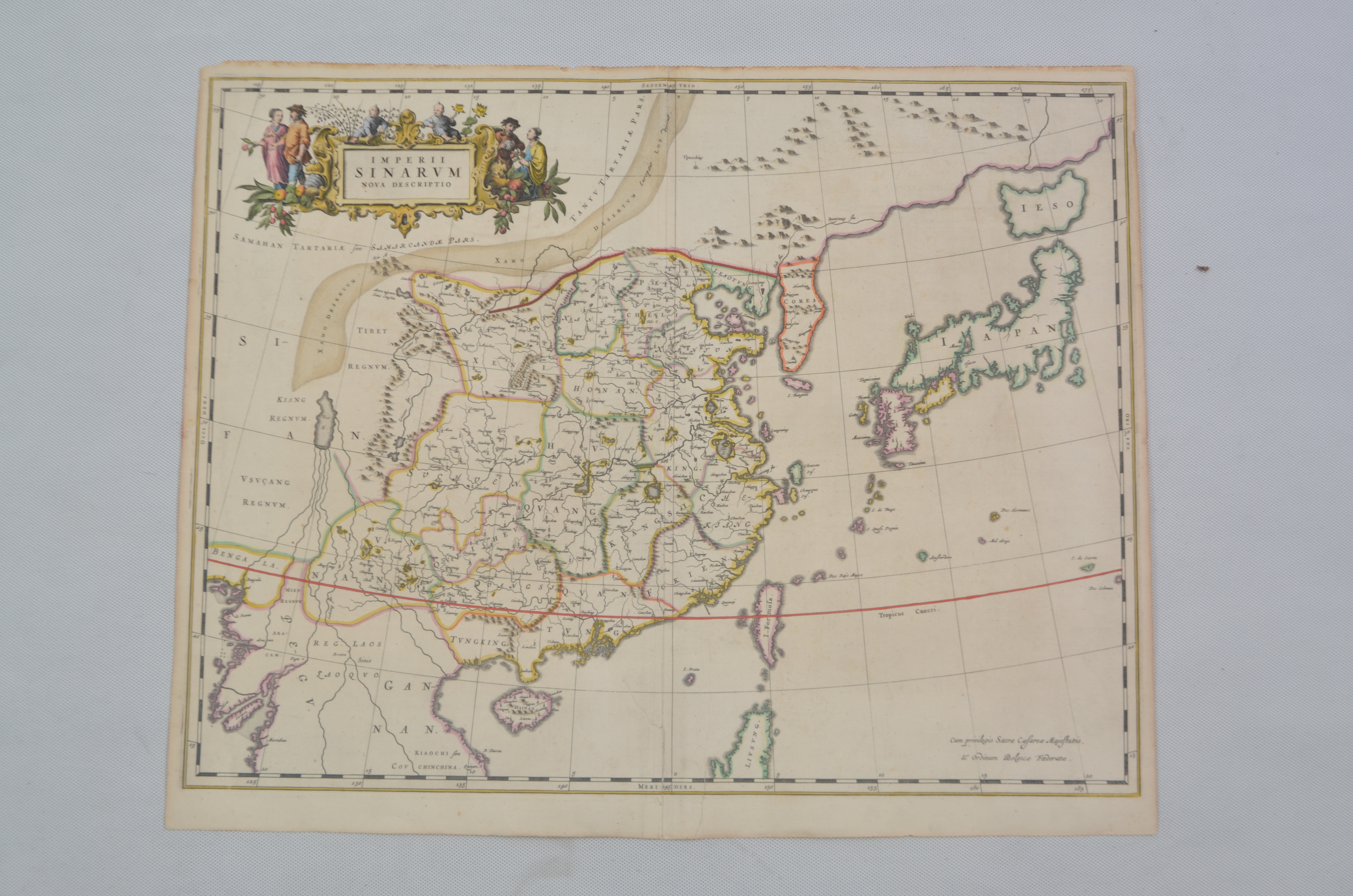 1584年奥特柳斯中国地图